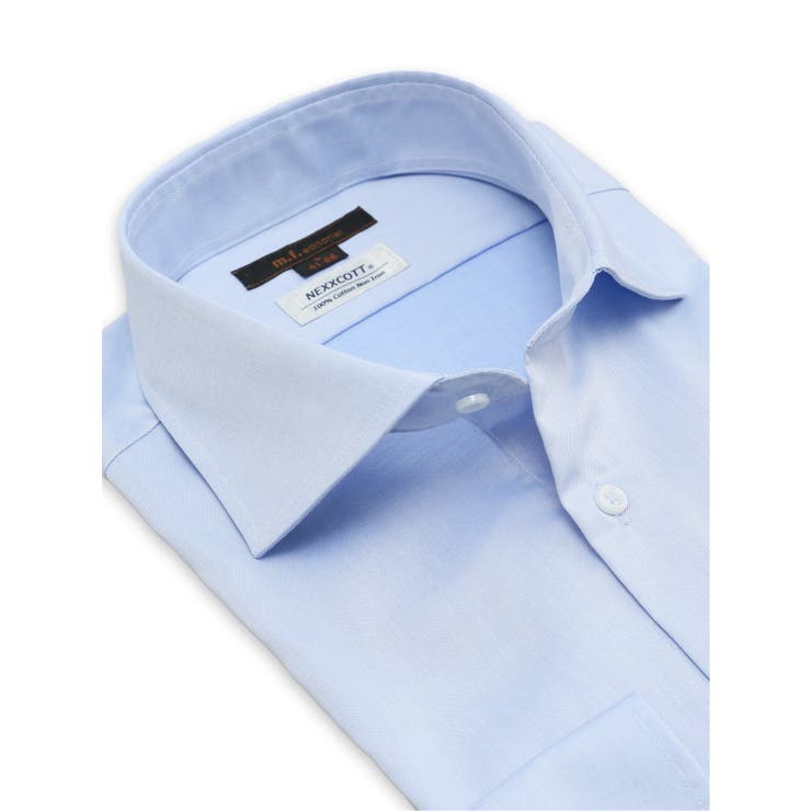 綿100% ノンアイロン NEWスタンダードフィット カッタウェイ長袖シャツ | TAKA-Q MEN | 詳細画像2 