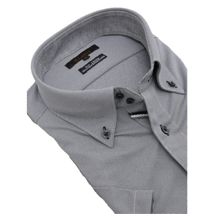 ノーアイロンストレッチ スタンダードフィット ドゥエボタンダウン半袖ニットシャツ | TAKA-Q MEN | 詳細画像2 