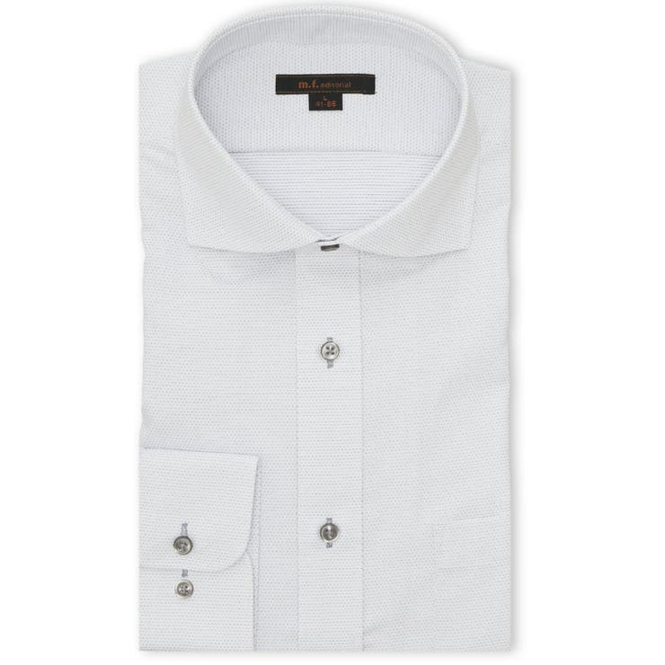 形態安定 吸水速乾 NEWスタンダードフィット カッタウェイ長袖シャツ | TAKA-Q MEN | 詳細画像1 