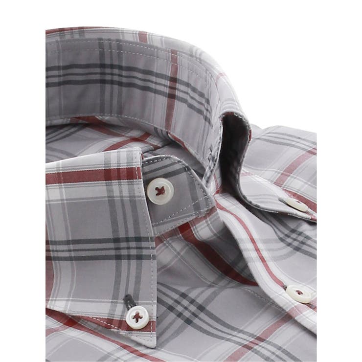 形態安定スリムフィット ボタンダウン長袖シャツ | TAKA-Q MEN | 詳細画像2 