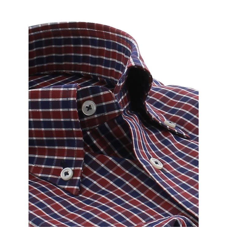 形態安定レギュラーフィット ボタンダウン長袖シャツ | TAKA-Q MEN | 詳細画像2 