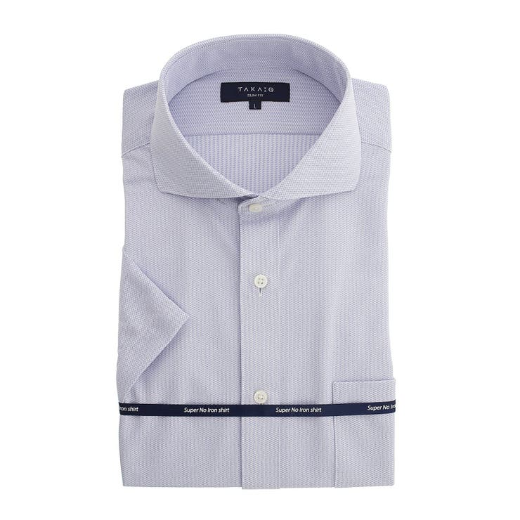 ノーアイロンストレッチ スリムフィット カッタウェイ半袖ニットシャツ 品番 Tkqj Taka Q Men タカキュー のメンズ ファッション通販 Shoplist ショップリスト
