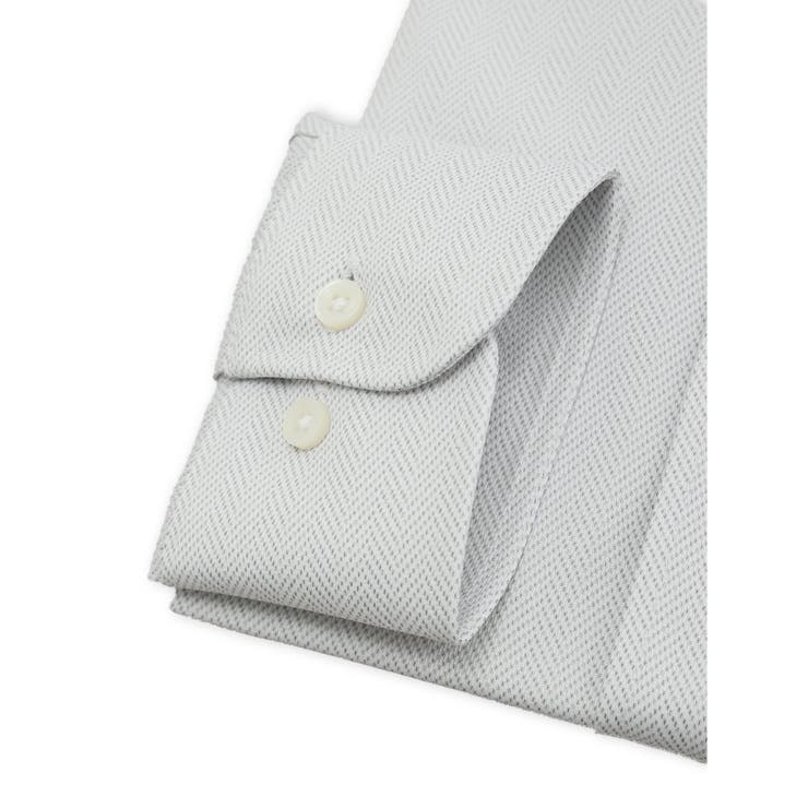 ノンアイロンストレッチ NEWスタンダードフィット 隠しボタンダウン長袖ニットシ… | TAKA-Q MEN | 詳細画像4 