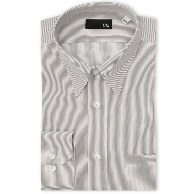 ノンアイロンストレッチ NEWスタンダードフィット 隠しボタンダウン長袖ニットシ… | TAKA-Q MEN | 詳細画像1 