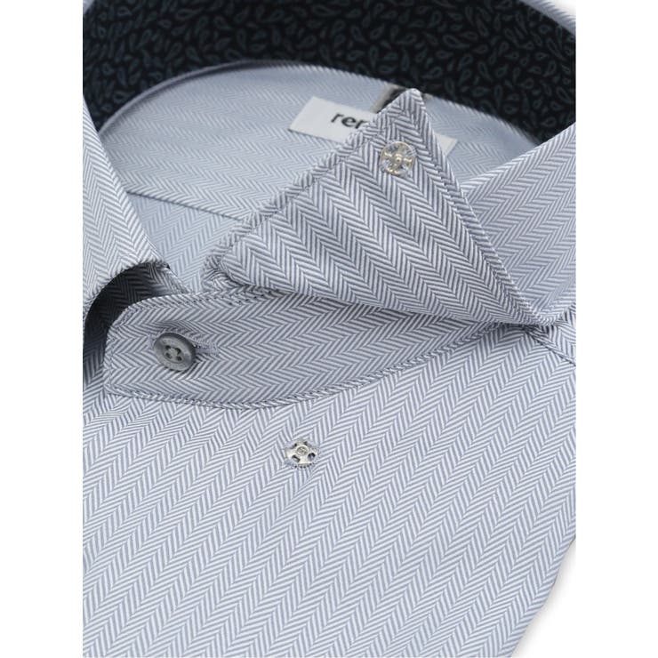 イージーアイロン NEWスタンダードフィット スナップダウン長袖シャツ | TAKA-Q MEN | 詳細画像4 