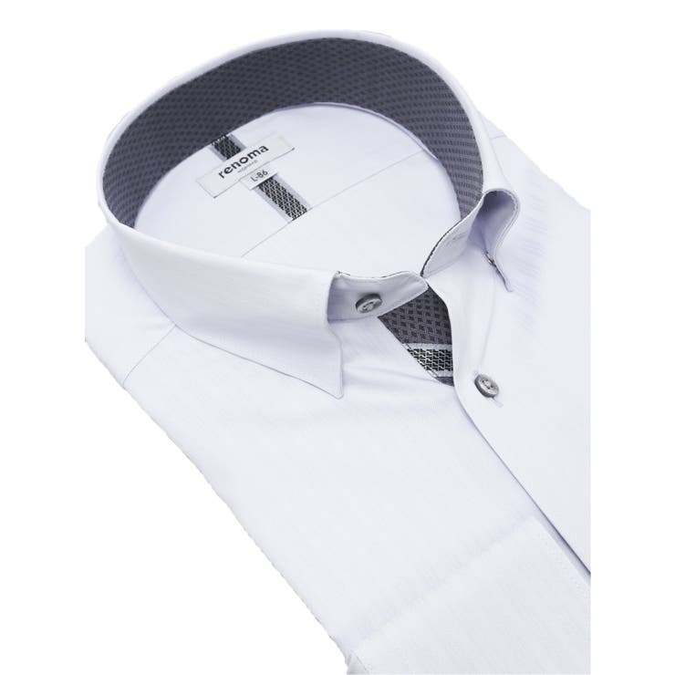 形態安定 スタンダードフィット スナップダウン長袖シャツ | TAKA-Q MEN | 詳細画像2 