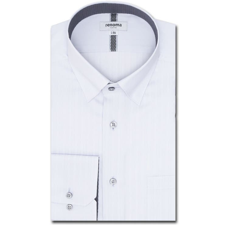 70青 | 形態安定 スタンダードフィット スナップダウン長袖シャツ | TAKA-Q MEN