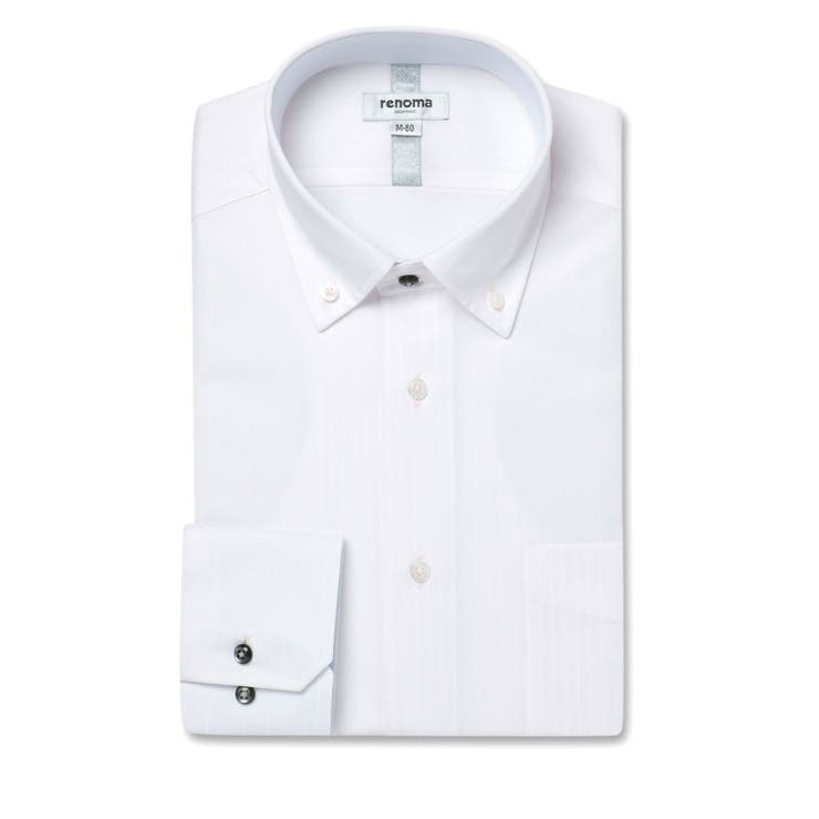 ノーアイロンストレッチ レギュラーフィット ボタンダウン長袖ニットシャツ | TAKA-Q MEN | 詳細画像1 