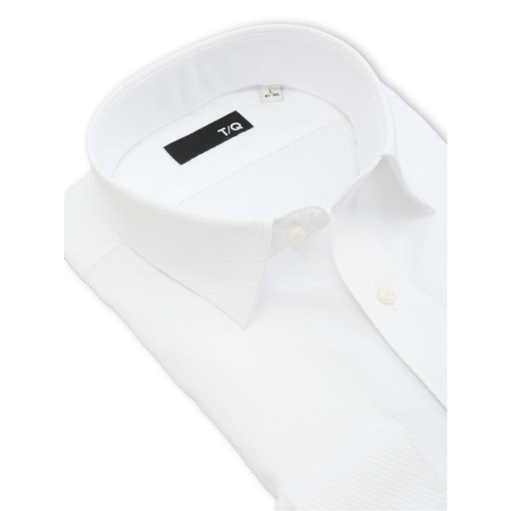 ノンアイロン NEWスタンダードフィット ショートワイドカラー長袖シャツ | TAKA-Q MEN | 詳細画像2 