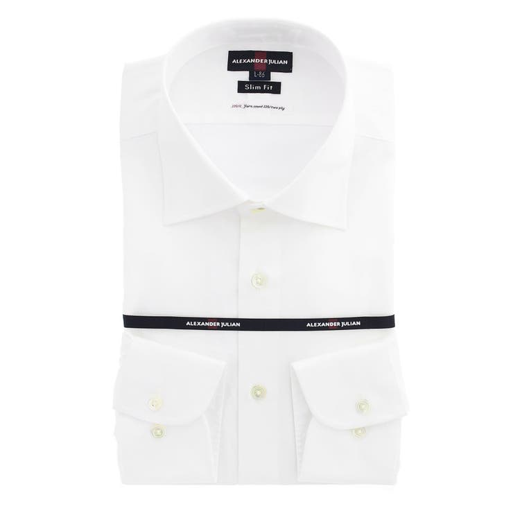 綿100%120双 スリムフィット ワイドカラー長袖シャツ[品番：TKQJ0009096]｜TAKA-Q MEN（タカキュー）のメンズ ファッション通販｜SHOPLIST（ショップリスト）