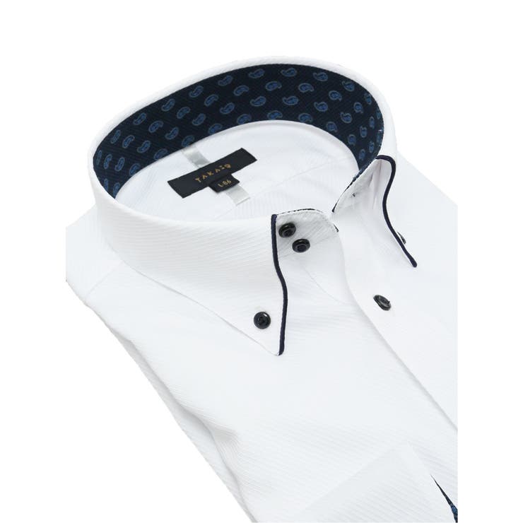 形態安定 スタンダードフィット ドゥエボタンダウン長袖シャツ | TAKA-Q MEN | 詳細画像2 