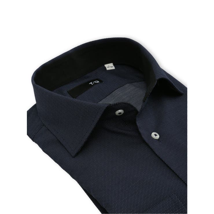 イージーアイロン NEWスタンダードフィット ワイドカラー長袖シャツ | TAKA-Q MEN | 詳細画像2 