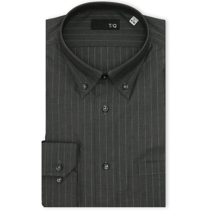 イージーアイロン NEWスタンダードフィット ショートボタンダウン長袖シャツ | TAKA-Q MEN | 詳細画像1 