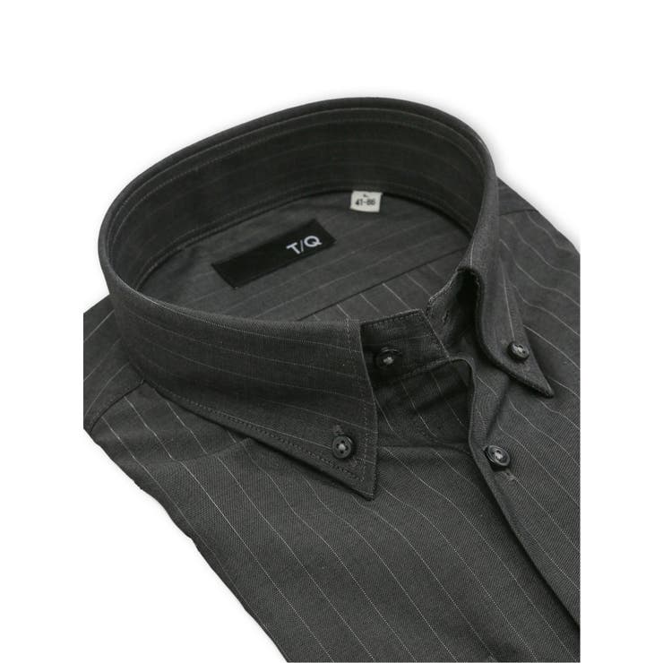 イージーアイロン NEWスタンダードフィット ショートボタンダウン長袖シャツ | TAKA-Q MEN | 詳細画像2 