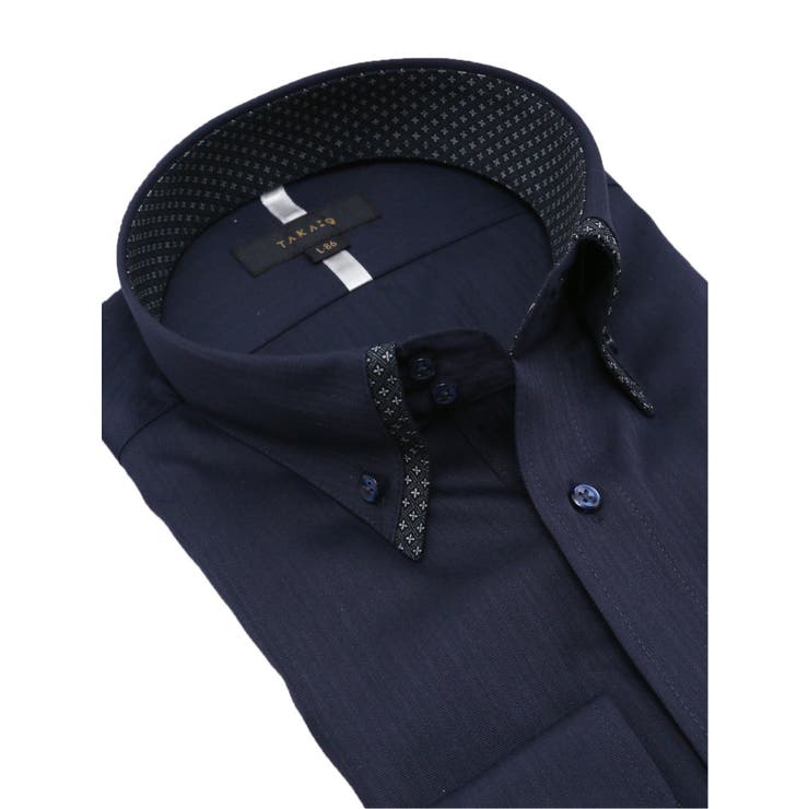 形態安定 スタンダードフィット ドゥエボタンダウン長袖シャツ | TAKA-Q MEN | 詳細画像2 