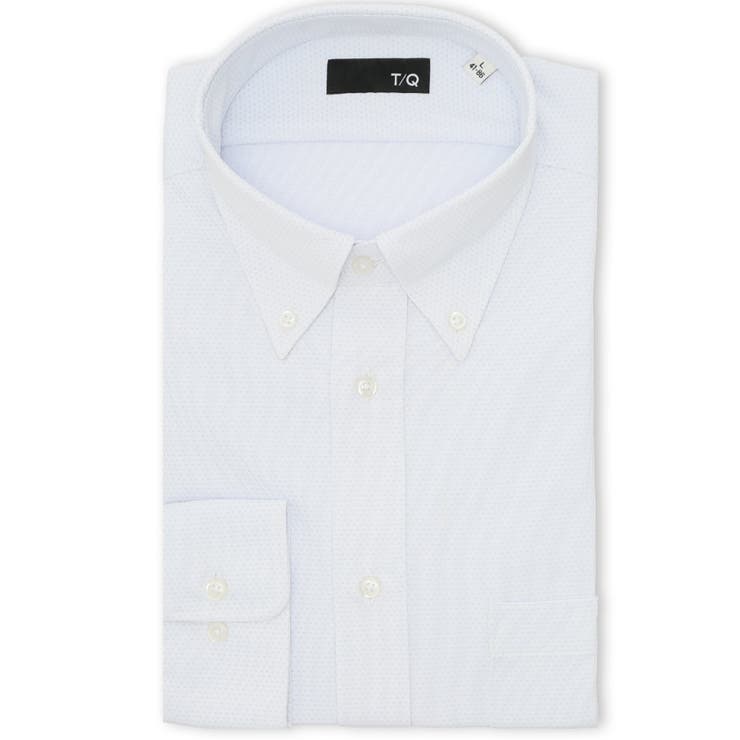 73サックス | コンフォートコントロール NEWスタンダードフィット ボタンダウン長袖ニットシャ… | TAKA-Q MEN