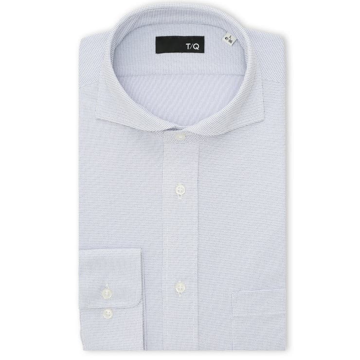 75紺 | コンフォートコントロール NEWスタンダードフィット カッタウェイ長袖ニットシャ… | TAKA-Q MEN