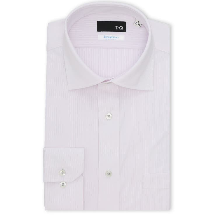 アイスカプセル NEWスタンダードフィット ワイドカラー長袖ニットシャツ | TAKA-Q MEN | 詳細画像1 