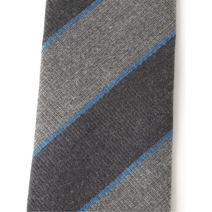 日本製 シルク起毛 ストライプ柄 レギュラータイ 8.0cm幅 | TAKA-Q MEN | 詳細画像4 