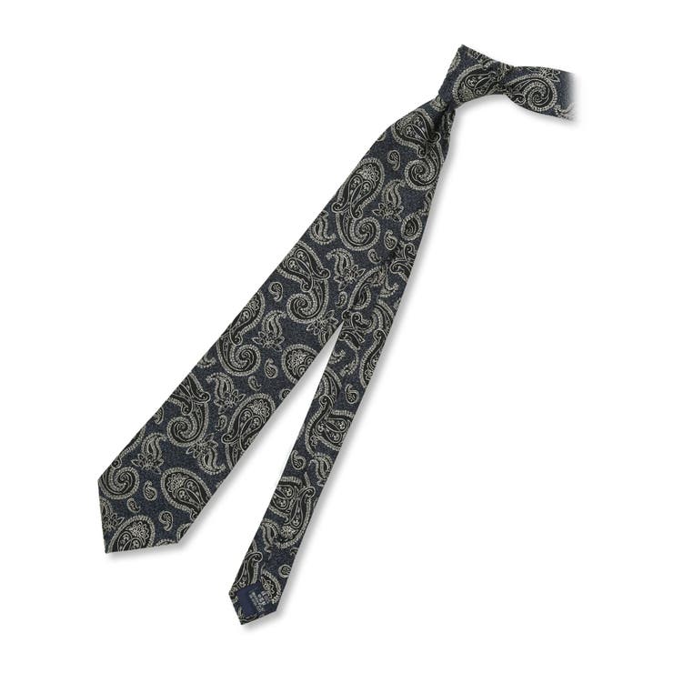 75紺 | ファットゥーラ/FATTURA シルク撥水加工 レギュラータイ 8.0cm幅 | TAKA-Q MEN