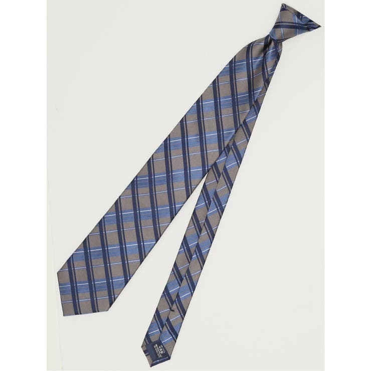 04グレー | ファットゥーラ/FATTURA シルク撥水加工 レギュラータイ 8.0cm幅 | TAKA-Q MEN