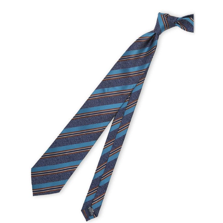 75紺 | ファットゥーラ/FATTURA シルク撥水加工 レギュラータイ 8.0cm幅 | TAKA-Q MEN