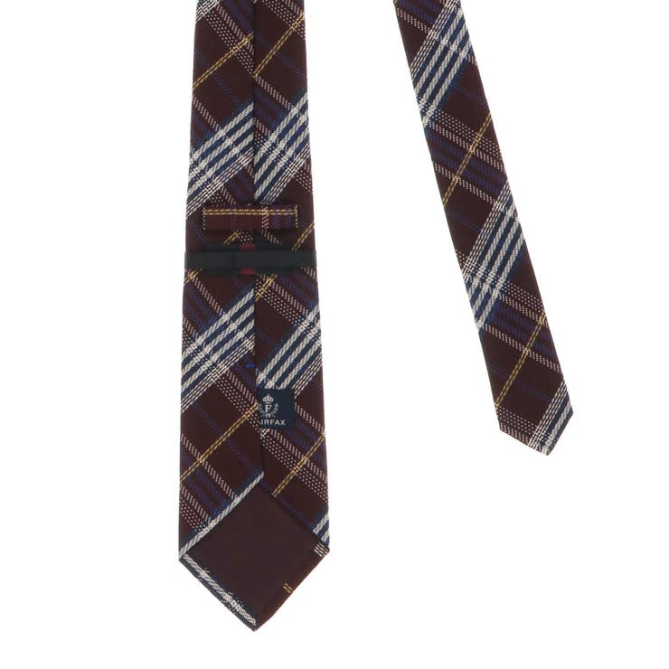 日本製シルクチェック柄レギュラータイ 8.5cm幅 | TAKA-Q MEN | 詳細画像2 