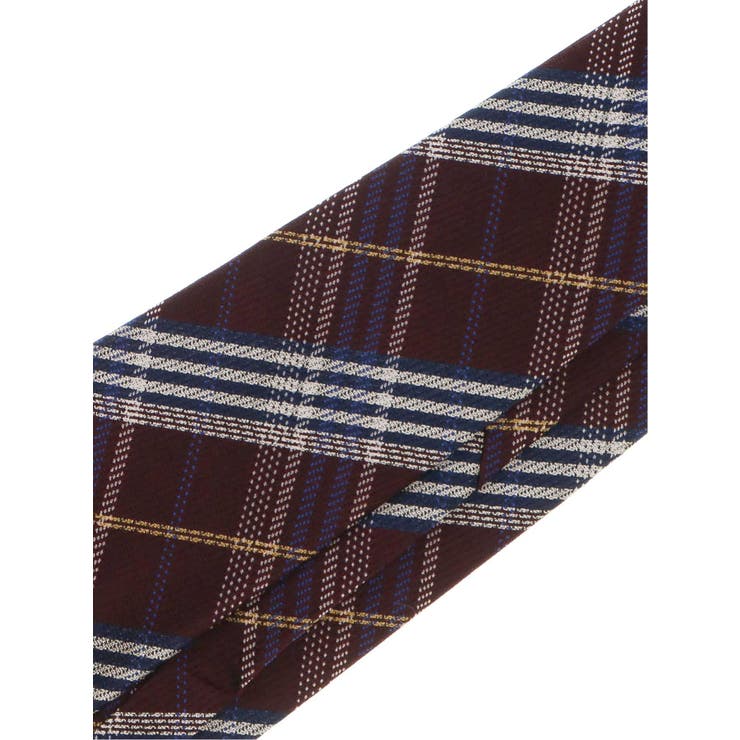 日本製シルクチェック柄レギュラータイ 8.5cm幅 | TAKA-Q MEN | 詳細画像3 