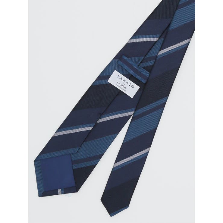 TAKA-Q×FAIRFAX シルクストライプ柄 レギュラータイ 8.0cm幅 | TAKA-Q MEN | 詳細画像6 