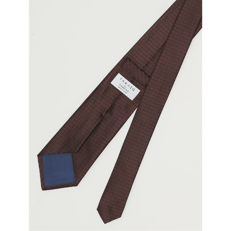 TAKA-Q×FAIRFAX シルクソリッド レギュラータイ 8.0cm幅 | TAKA-Q MEN | 詳細画像3 