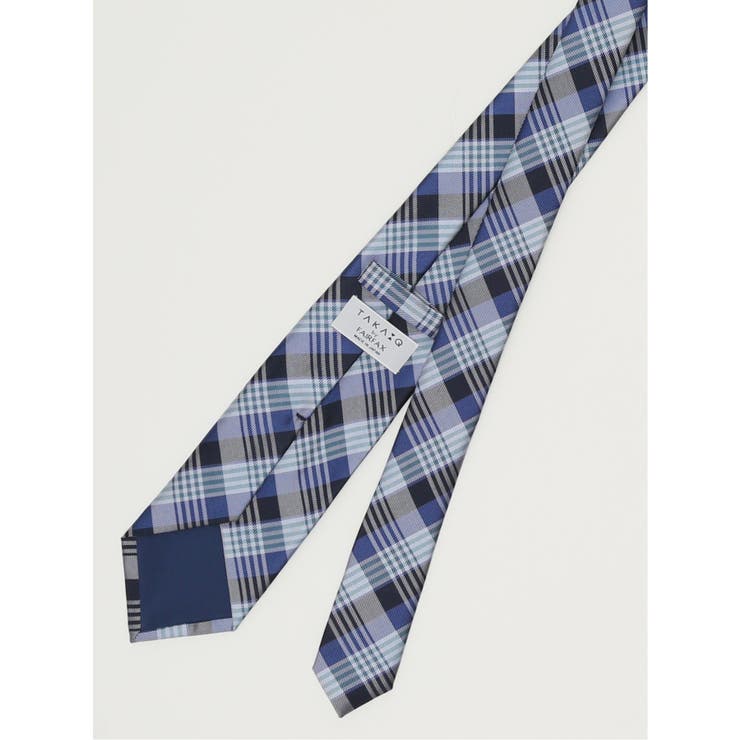 TAKA-Q×FAIRFAX シルクチェック柄 レギュラータイ 8.0cm幅 | TAKA-Q MEN | 詳細画像3 
