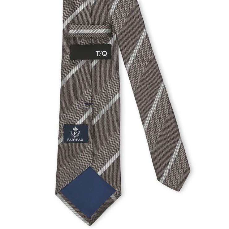 TAKA-Q×FAIRFAX シルクストライプ柄 レギュラータイ 8.0cm幅 | TAKA-Q MEN | 詳細画像2 