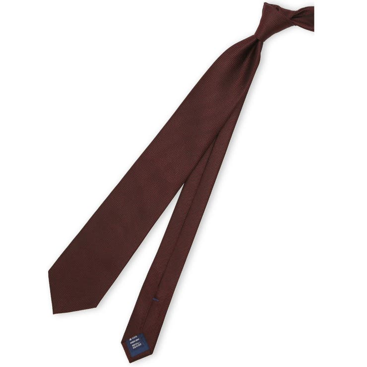 14ワイン | TAKA-Q×FAIRFAX シルクソリッド レギュラータイ 8.0cm幅 | TAKA-Q MEN