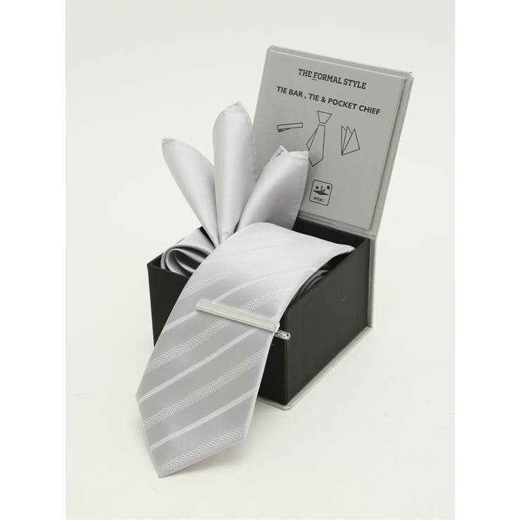 フォーマルネクタイ BOXセット ストライプ | TAKA-Q MEN | 詳細画像3 