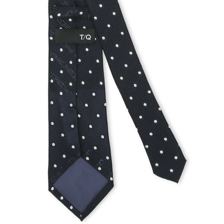シルク ドット柄 フレスコタイ 8cm幅 | TAKA-Q MEN | 詳細画像2 