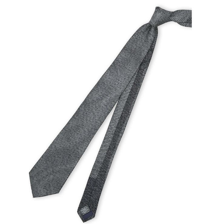 75紺 | シルク ソリッド フレスコタイ 8.0cm幅 | TAKA-Q MEN