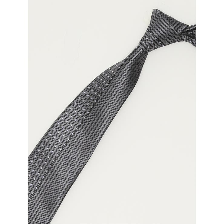 シルク混 パネル柄 レギュラータイ 7.5cm幅 | TAKA-Q MEN | 詳細画像2 