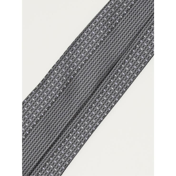 シルク混 パネル柄 レギュラータイ 7.5cm幅 | TAKA-Q MEN | 詳細画像4 