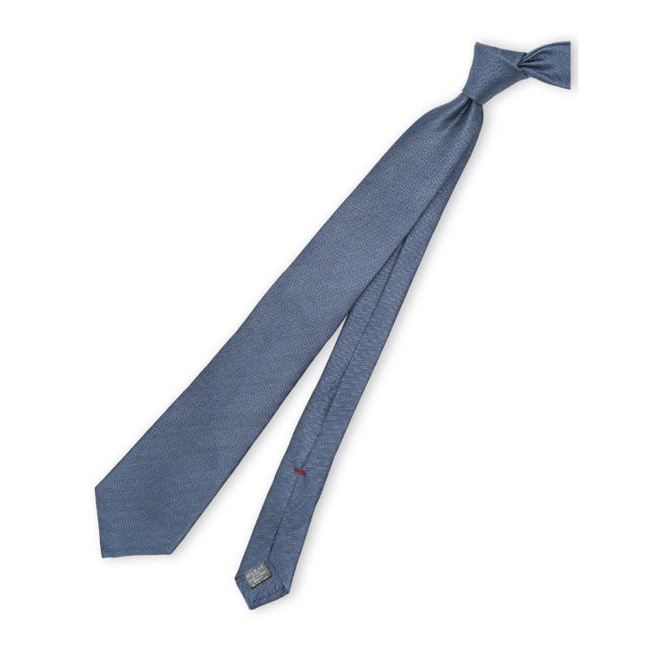 70青 | セッテピエゲ シルクソリッド レギュラータイ 8cm幅 | TAKA-Q MEN