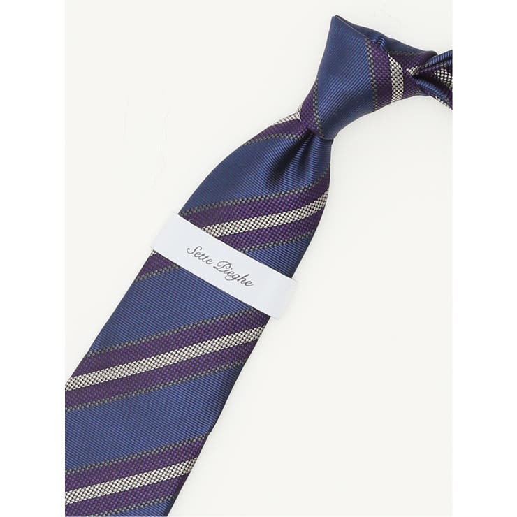 セッテピエゲ シルクストライプ柄 レギュラータイ 8cm幅 | TAKA-Q MEN | 詳細画像5 