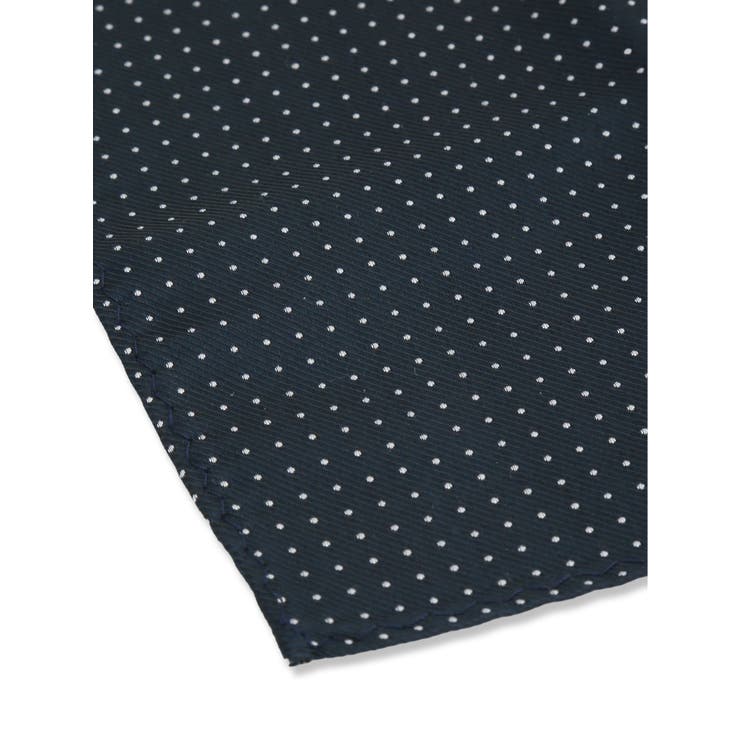 シルク混 ネクタイ＆チーフセット ピンドット | TAKA-Q MEN | 詳細画像11 