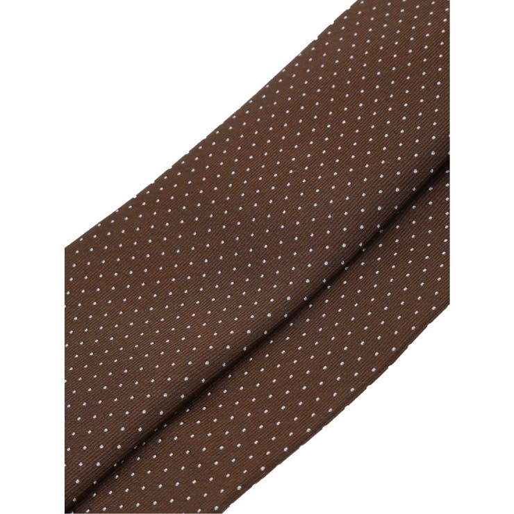 シルク混 ネクタイ＆チーフセット ピンドット | TAKA-Q MEN | 詳細画像4 