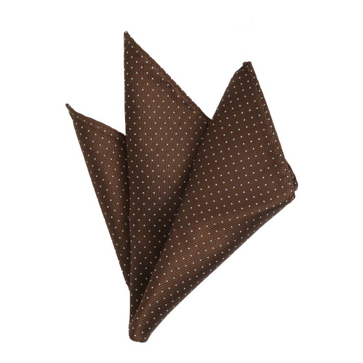 シルク混 ネクタイ＆チーフセット ピンドット | TAKA-Q MEN | 詳細画像5 