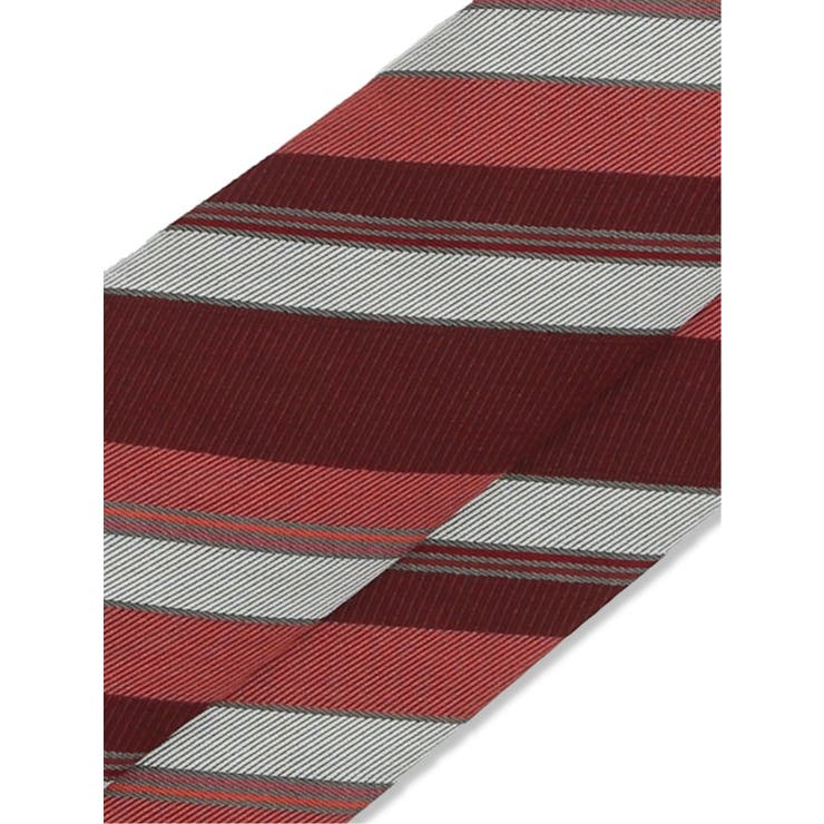 イタリア製 シルク混ストライプ柄 レギュラータイ 8.0cm幅 | TAKA-Q MEN | 詳細画像5 