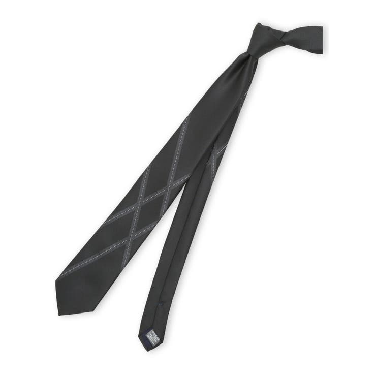 05黒 | パネル ナロータイ 7.0cm幅 | TAKA-Q MEN