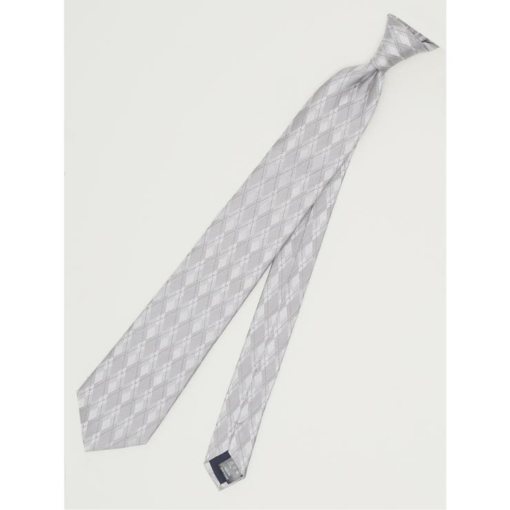 03ライトグレー | ディズニー/DISNEY シルクアーガイル柄 レギュラータイ 8.0cm幅 | TAKA-Q MEN