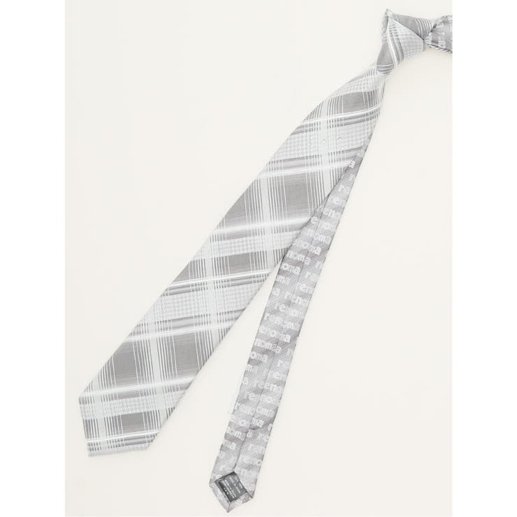 シルク パネル柄 ナロータイ 7.0cm幅 | TAKA-Q MEN | 詳細画像1 