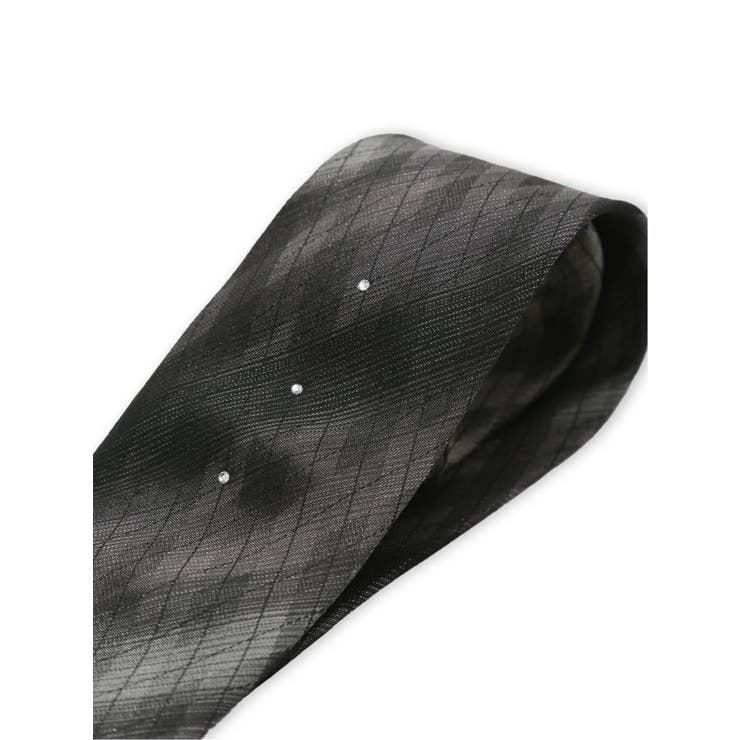 シルク ラインストーン付き ナロータイ 7.0cm幅 | TAKA-Q MEN | 詳細画像6 