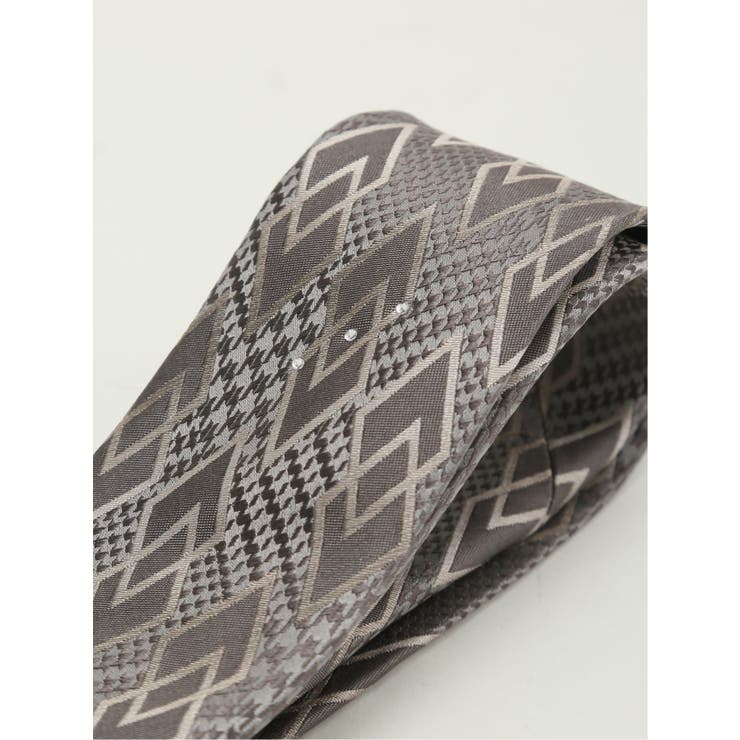 シルク ラインストーン付き ナロータイ 7.0cm幅 | TAKA-Q MEN | 詳細画像3 