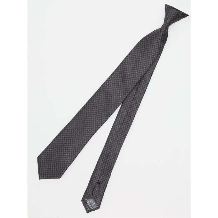 シルク混 パネル柄 ナロータイ 6.5cm幅 | TAKA-Q MEN | 詳細画像1 
